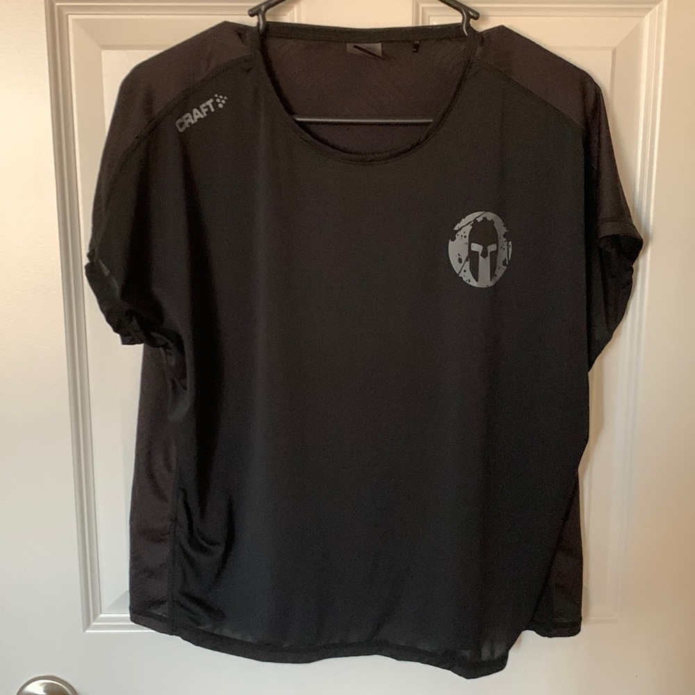 Spartan Race Like New  black t shirt XL